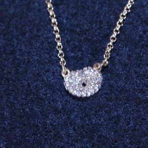 Single Knot Crystal 16" Necklace